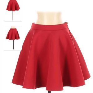 Scuba fabric skirt